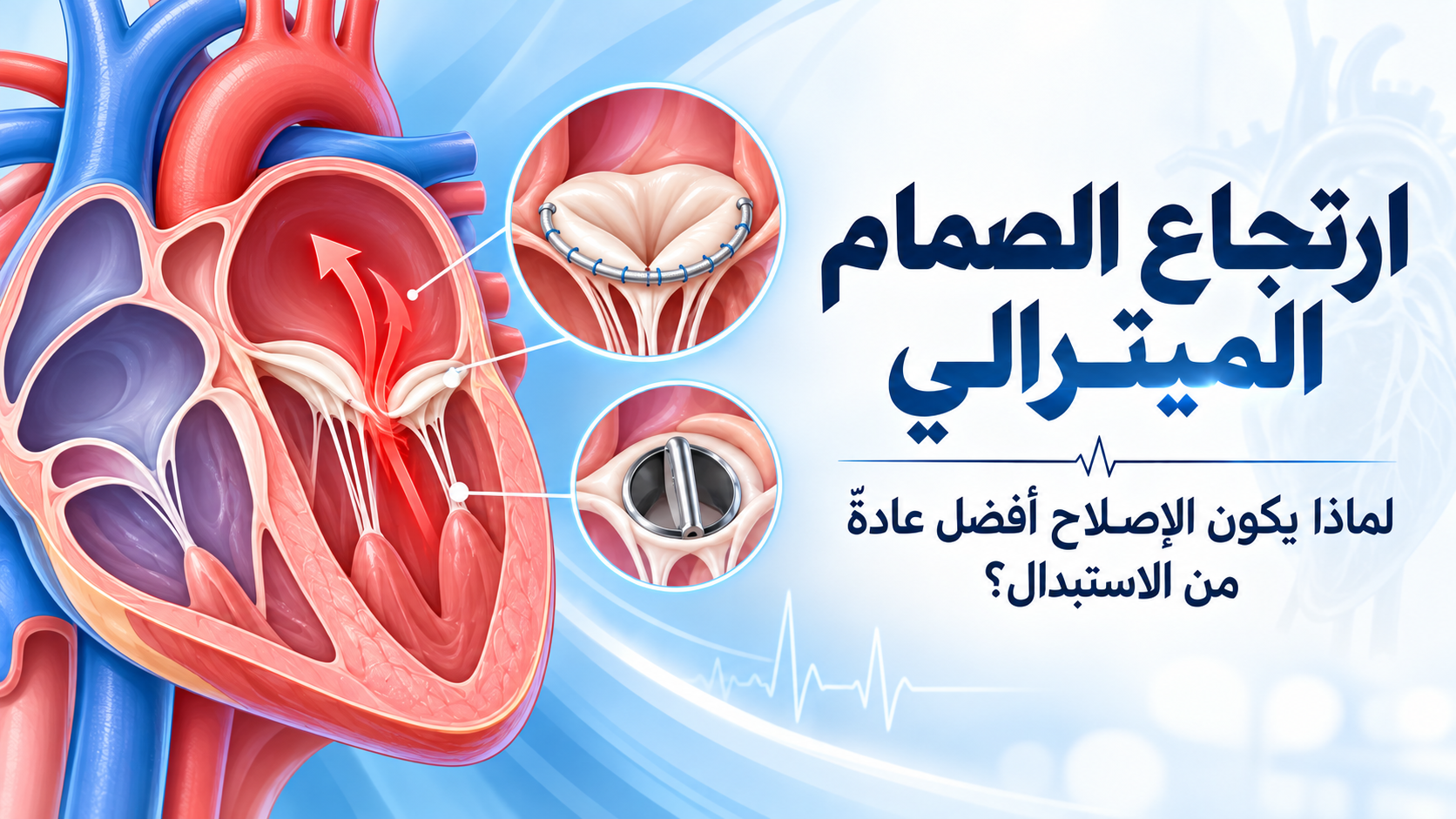 ارتجاع الصمام الميترالي: لماذا الإصلاح أفضل عادةً من الاستبدال